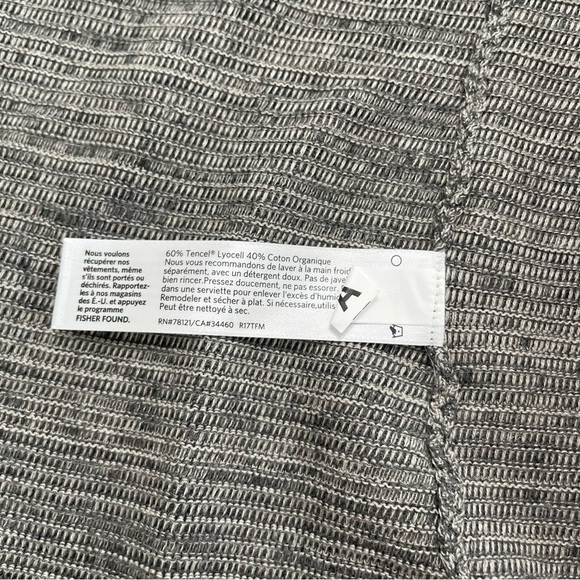 Eileen Fisher Women Gray Textured Cardigan. Organic cotton blend. Size XL - Picture 5 of 6